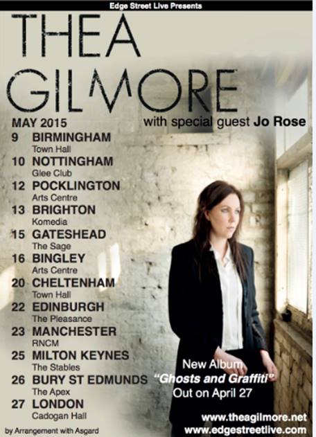 Thea Gilmore UK tour poster