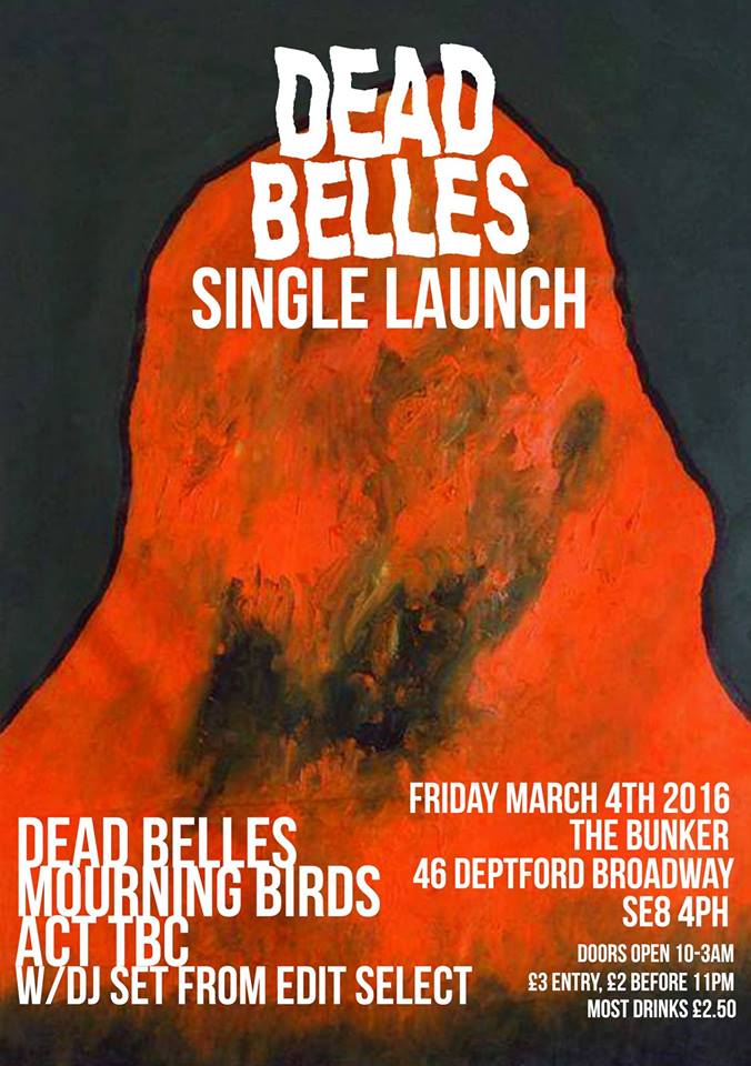 Dead Belles EP Launch Event Poster